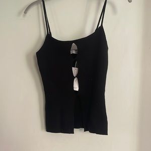 Cut out knit tank size medium Vamp Official
